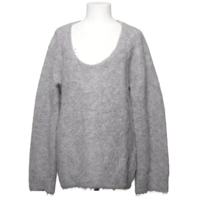 Pull-over (Gris) de NA-KD Laine d'alpaga, Élasthane, Polyamide