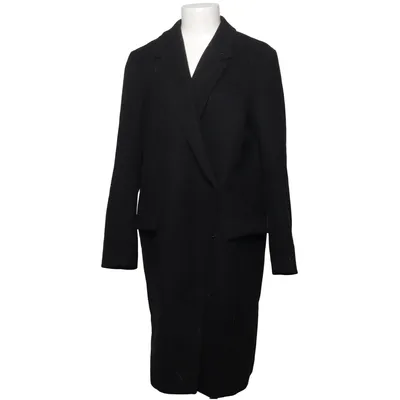 Coat (Black) from Dagmar Polyamide, Wool