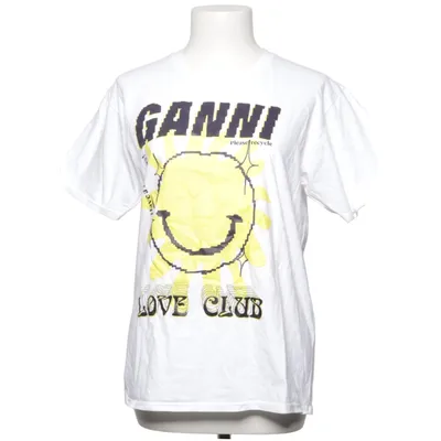 T-shirt (Blanc, Jaune, Noir) de Ganni