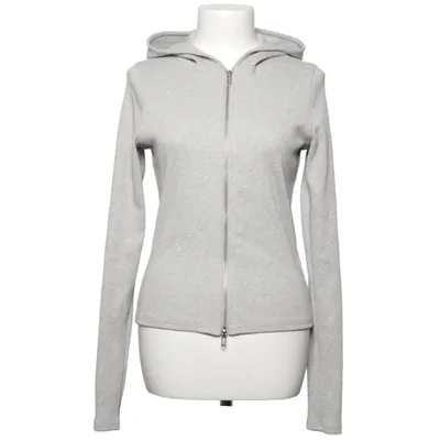 Huvtröja (Cut Tight Zip Hoodie) från Weekday Bomull, Elastan