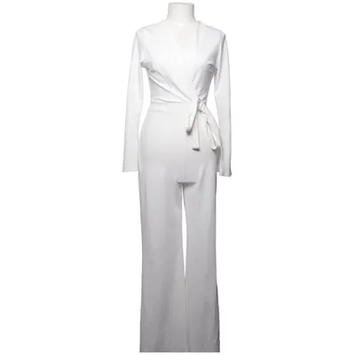 Jumpsuit (Wit) van Missguided Elastaan, Polyester