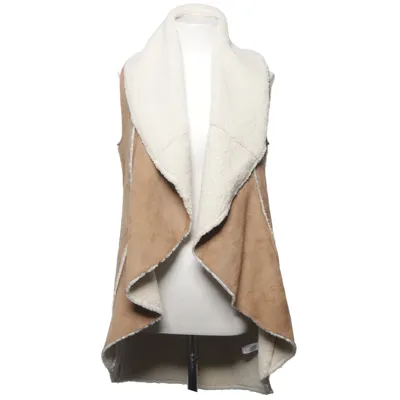 Gilet d'extérieur (Beige, Blanc) de Saks Fifth Avenue Polyester