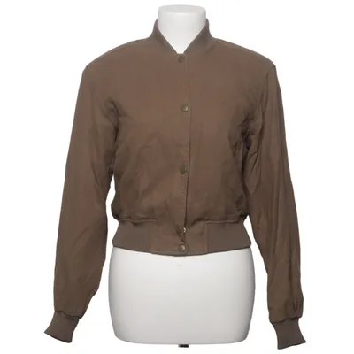 Bomberjack (Groen) van H&M Premium Quality Viscose, Linnen, Polyester