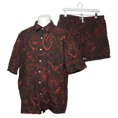 Set (Zwart, Rood) Katoen