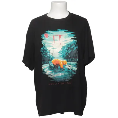 T-shirt (Noir) de Romwe Élasthane, Polyester