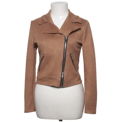 Veste de motard (Marron) de Johanna Élasthane, Polyester