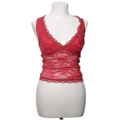 Linne (Röd) från Shein Elastan, Polyamid, Polyester