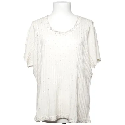 Top (Beige) from Emma & James Metallic fiber, Polyamide, Silk, Viscose