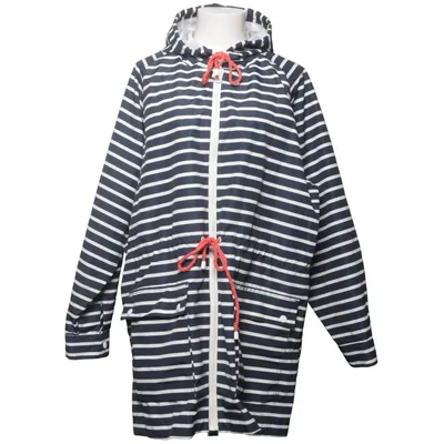 Regnfrakke (Blå, Hvid) fra Fransa Polyester