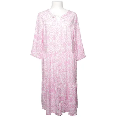 Dress (Pink, White) from SuZa Viscose
