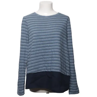 Lange mouwen shirt (Blauw, Wit) van White Stuff Katoen