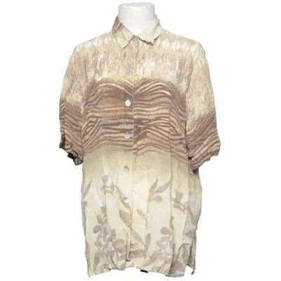 Kortærmet skjorte (Beige, Brun) fra Tru