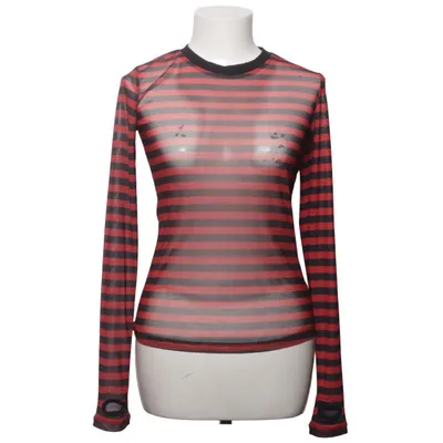 Long sleeve T-shirt (Red, Black) from Current Mood Elastane, Polyester