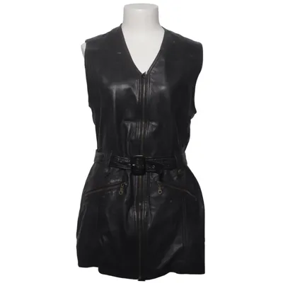 Gilet en cuir (Noir) Cuir