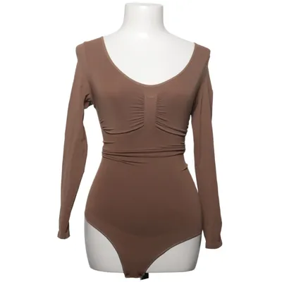Body (Brown) from Creamy Fabrics Elastane, Polyamide