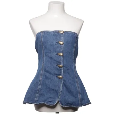 Top tube (Bleu) de Meshki Coton