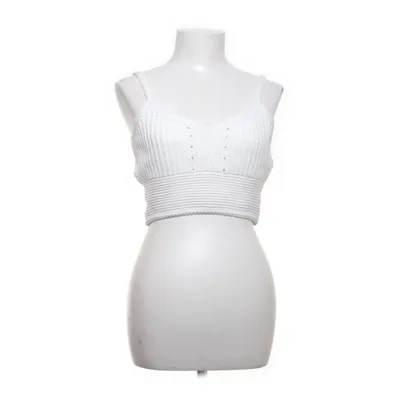 Crop top (Hvid) fra FB Sister Knitwear Bomuld