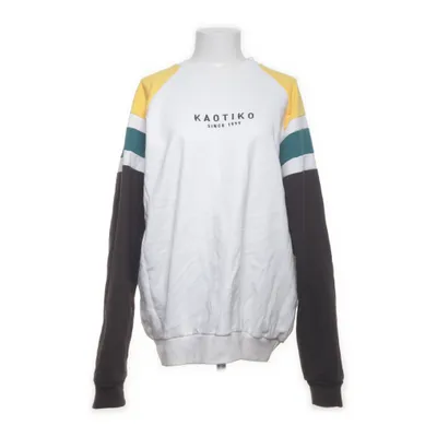 Sweatshirt (White, Multicolored) from Kaotiko Cotton, Polyester