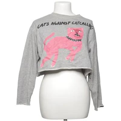 Sweatshirt (Grijs, Roze, Zwart) van Zara Larsson x H&M Katoen, Viscose