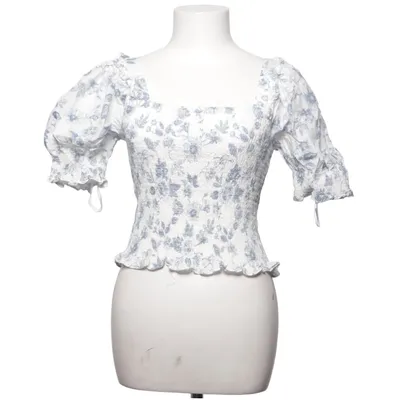 Crop top (Blå, Vit) från Aware by Vero Moda Ekologisk bomull