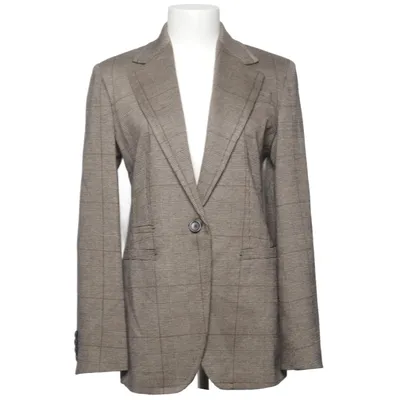 Blazer (Brun) fra MaxMara Polyester, Viscose, Uld