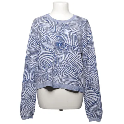 Strickpullover (Blau, Weiß) von Baum Und Pferdgarten Metallfaser, Polyester, Tencel