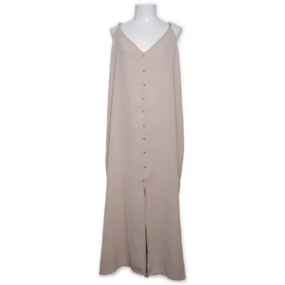 Kjole (Beige) fra Shein Curve Bomuld, Elastan, Polyester