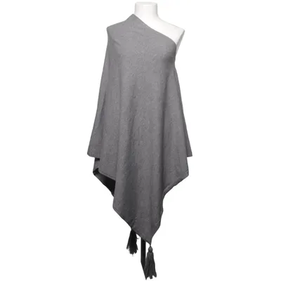 Poncho (Grå) från Louise Orop Modal, Polyamid, Polyester, Viskos