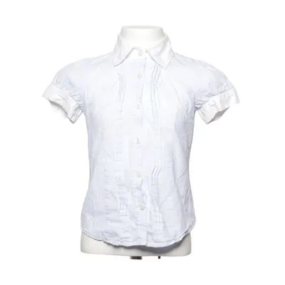 Chemise à manches courtes (Bleu, Blanc) de Benetton Class Coton