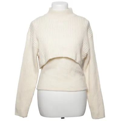 Sweater (White) from Mango Acrylic, Polyester, Wool