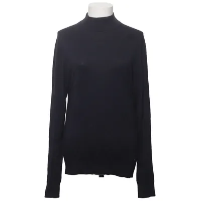 Pul à col roulé (Bleu) de Lagency Coton, Polyamide, Soie
