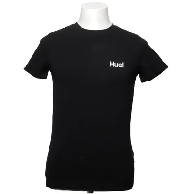 T-shirt (Noir) de Huel Coton, Élasthane