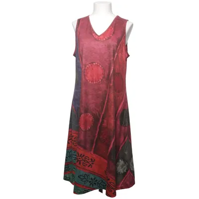 Jurk (Rood, Lila, Groen, Meerkleurig) van Emery Rose Elastaan, Polyester