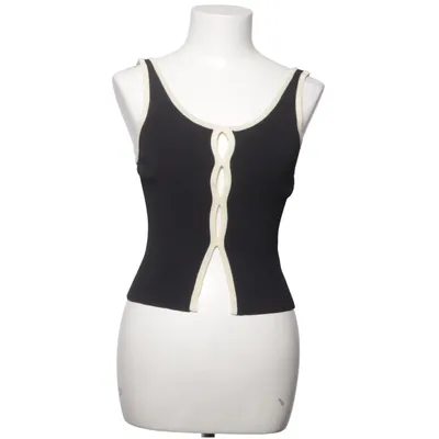Tank Top (Black, Beige) from ELEH Polyamide, Viscose