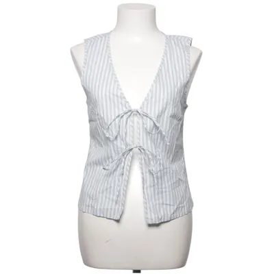 Vest (Blue, White) from Weekday Cotton