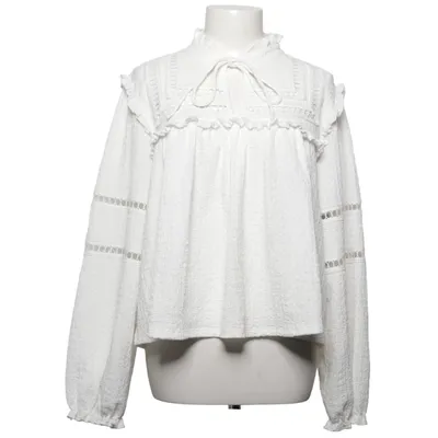 Blouse (White) from Divided by H&M Elastane, Polyester