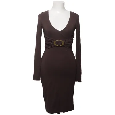Jurk (Bruin) van Jane Norman Elastaan, Polyester, Viscose