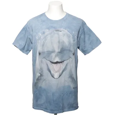 T-shirt (Bleu, Gris, Blanc) de The Mountain Coton