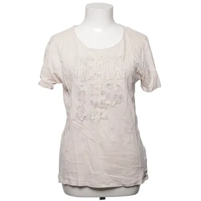 T-shirt (Beige) von Summum Woman Baumwolle, Leinen