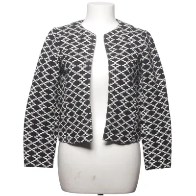 Cardigan (Black, White) from Mango Casualwear Acrylic, Cotton, Polyester, Viscose