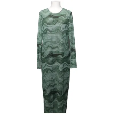 Maxi jurk (Groen, Meerkleurig) van Monki Elastaan, Polyester