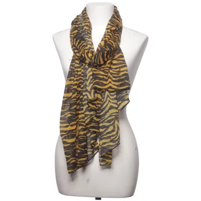 Shawl (Yellow, Black) from Sugarfree Polyester