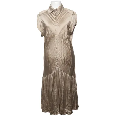 Shirt dress (Beige) from Ilse Jacobsen Hornbæk Elastane, Silk