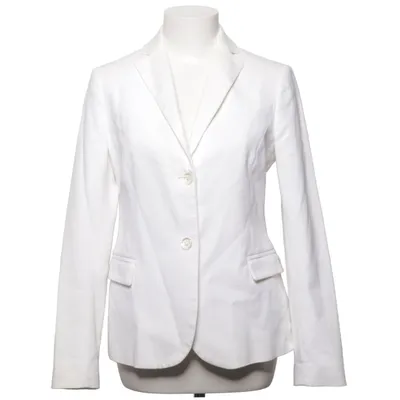 Blazer (White) from Trussardi Jeans Cotton, Elastane