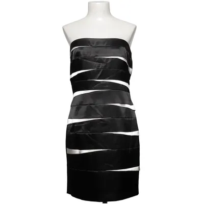 Cocktailkleid (Schwarz, Weiß) von Betsy & Adam Elasthan, Polyester