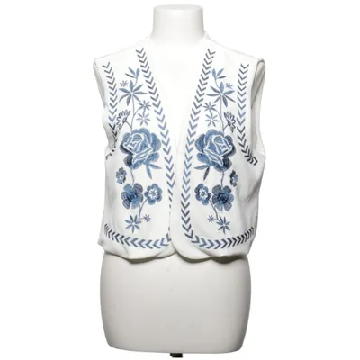 Väst (Vit, Blå) från Forever 21 Elastan, Polyester