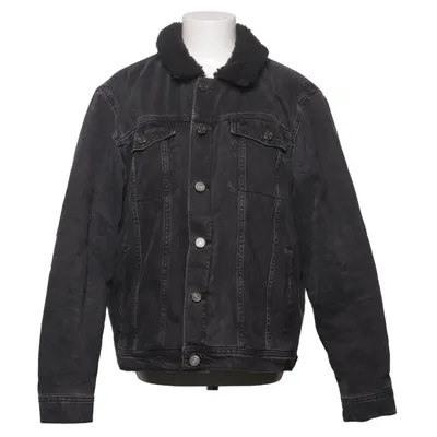 Veste en jeans fourrée (Gris) de Loom Coton