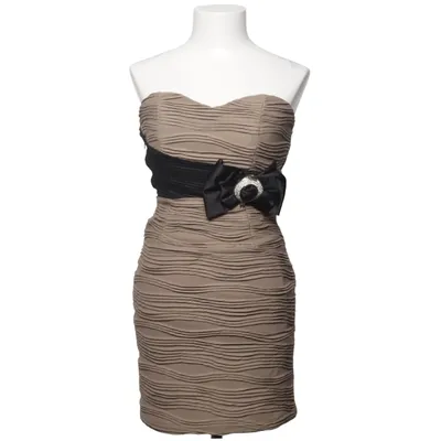 Robe de cocktail (Beige, Noir) de Azara Polyester