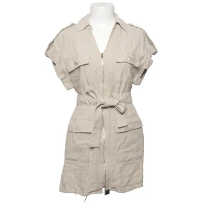 Blousejurk (Beige) van Zara Linnen, Viscose