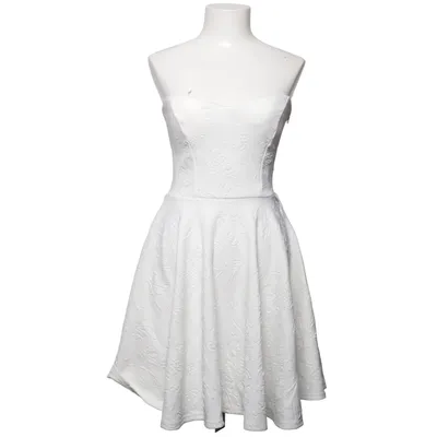 Robe de cocktail (Blanc) de Chiara Forthi First Line Élasthane, Polyester